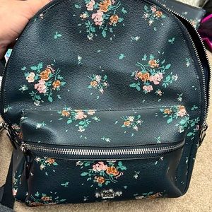 Coach leather backpack